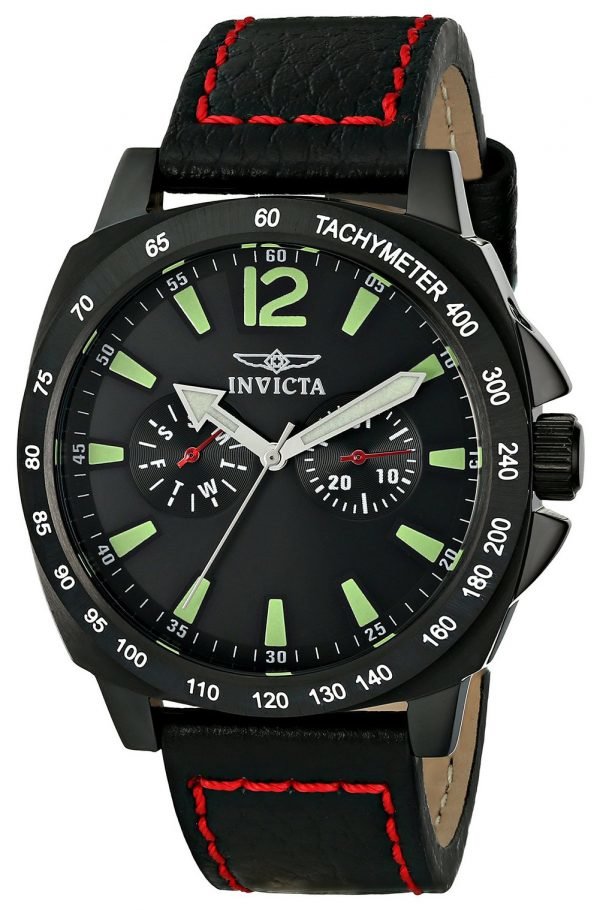 Invicta Ii 0857 Kello Musta / Nahka