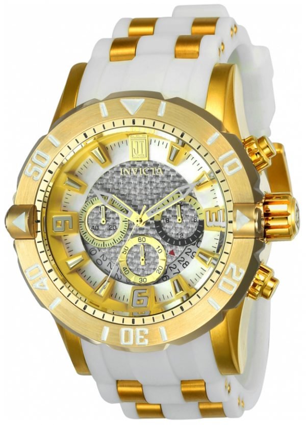 Invicta Jason Taylor 24168 Kello Hopea / Kullansävytetty