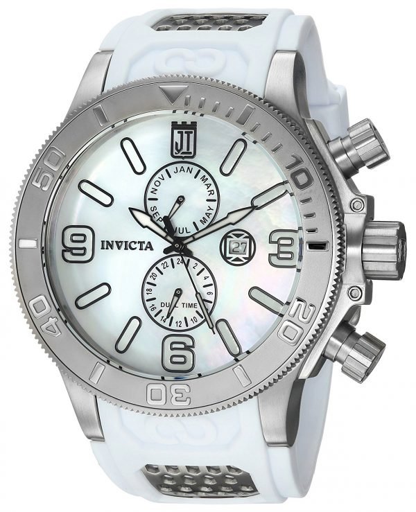 Invicta Jason Taylor 24301 Kello Valkoinen / Teräs