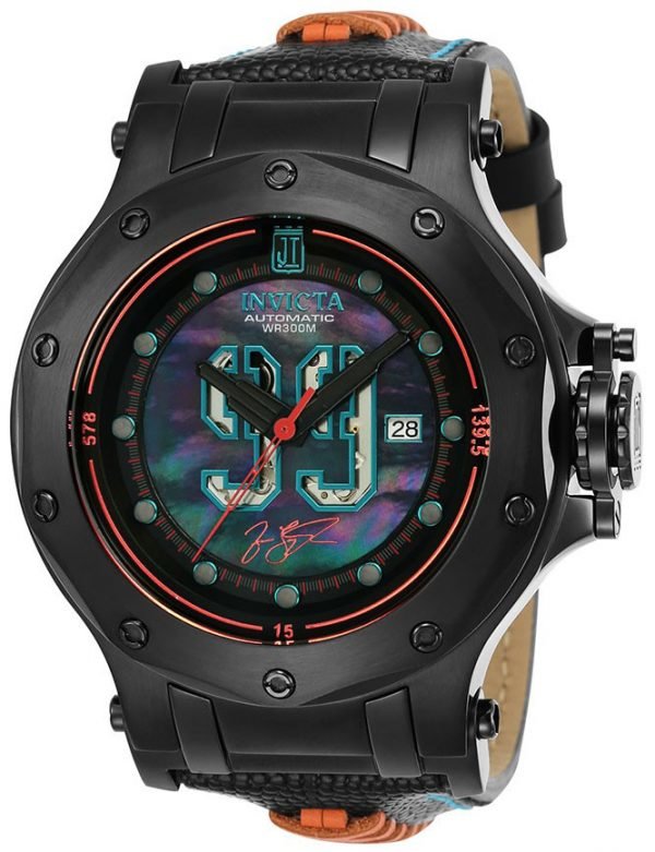 Invicta Jason Taylor 25322 Kello Musta / Nahka