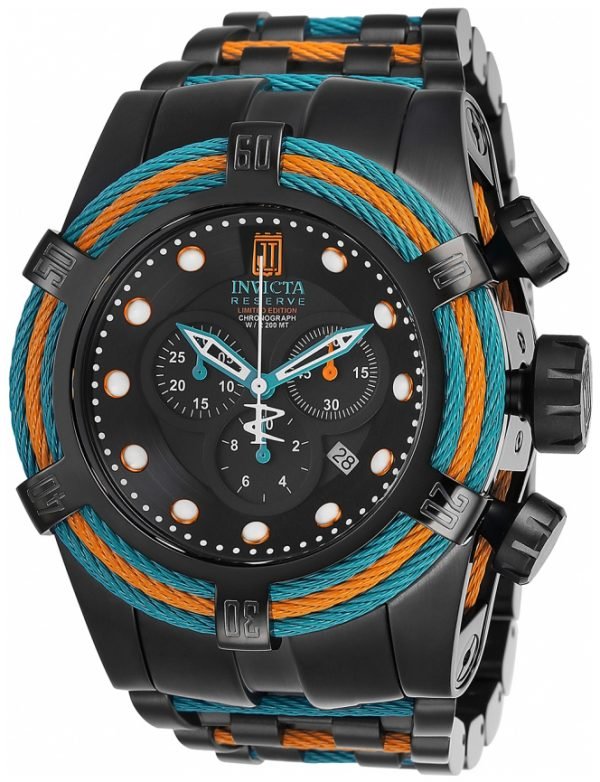 Invicta Jason Taylor 25615 Kello Musta / Teräs