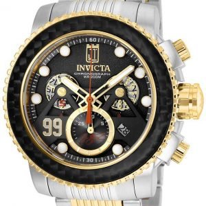 Invicta Jason Taylor 25677 Kello Musta / Kullansävytetty