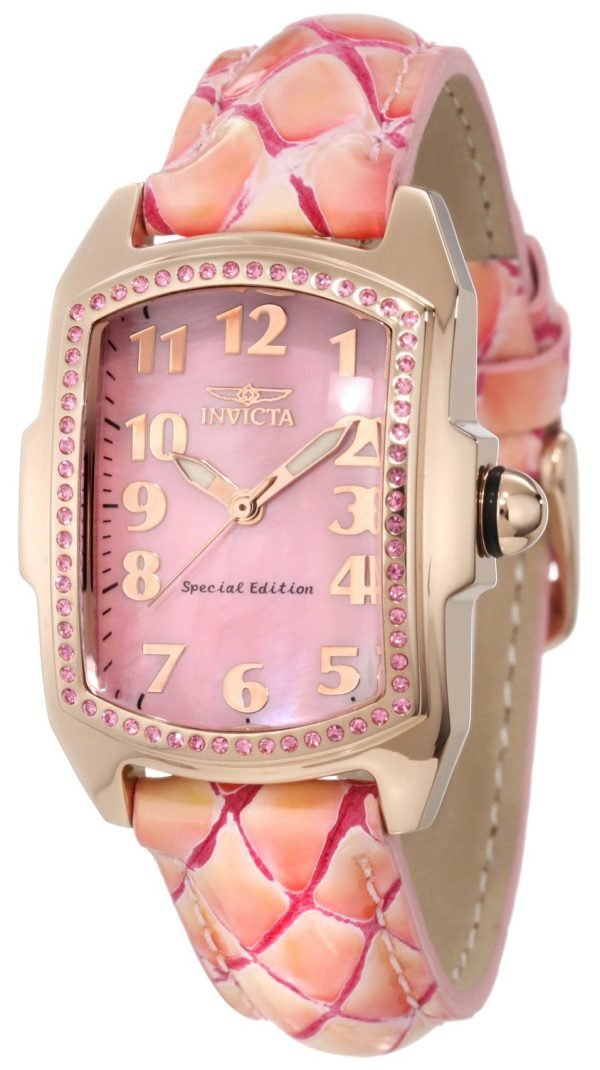 Invicta Lupah 10210 Kello Pinkki / Nahka