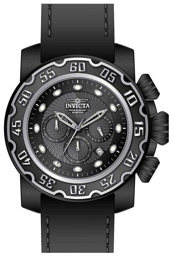 Invicta Lupah 22485 Kello Musta / Nahka