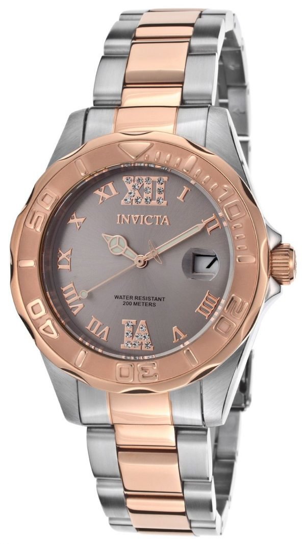 Invicta Pro Diver 17022 Kello Harmaa / Punakultasävyinen