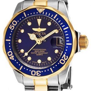 Invicta Pro Diver 17035 Kello Sininen / Kullansävytetty Teräs