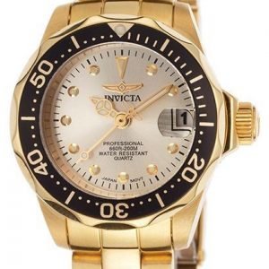 Invicta Pro Diver 17038 Kello Samppanja / Kullansävytetty