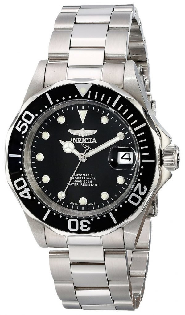 Invicta Pro Diver 17039 Kello Musta / Teräs