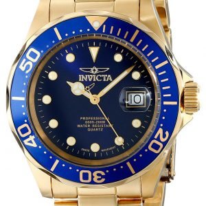 Invicta Pro Diver 17058 Kello Sininen / Kullansävytetty Teräs