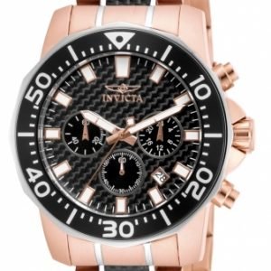 Invicta Pro Diver 17255 Kello Musta / Hiilikuitua