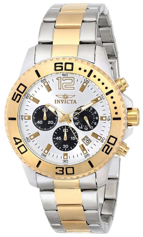 Invicta Pro Diver 17399 Kello Hopea / Kullansävytetty Teräs