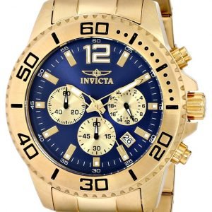 Invicta Pro Diver 17402 Kello Sininen / Kullanvärinen Teräs