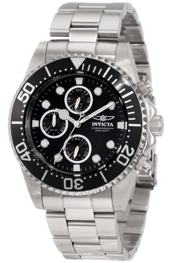 Invicta Pro Diver 1768 Kello Musta / Teräs