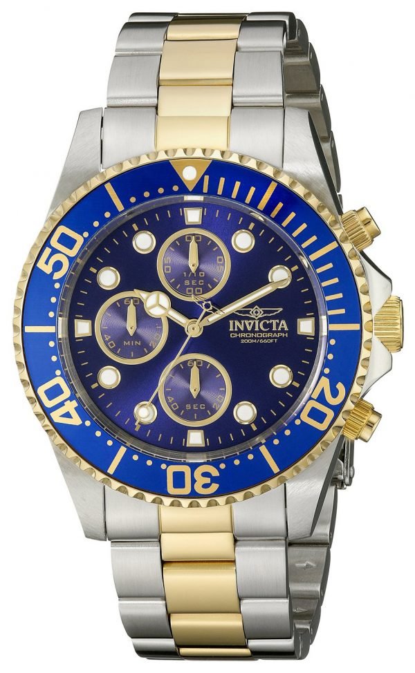 Invicta Pro Diver 1773 Kello Sininen / Kullanvärinen Teräs