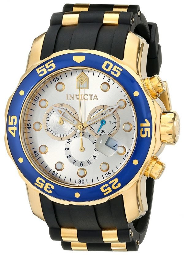 Invicta Pro Diver 17880 Kello Hopea / Kullansävytetty Teräs