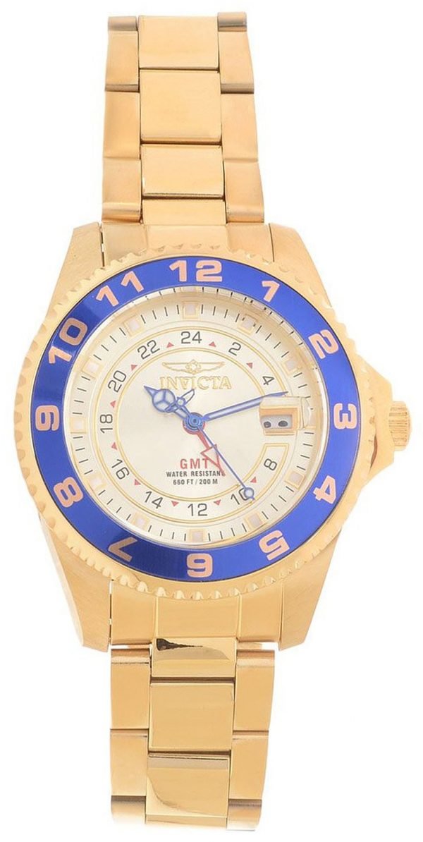 Invicta Pro Diver 18243 Kello Samppanja / Kullansävytetty