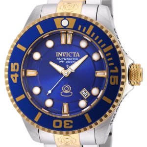 Invicta Pro Diver 19804 Kello Sininen / Kullansävytetty Teräs