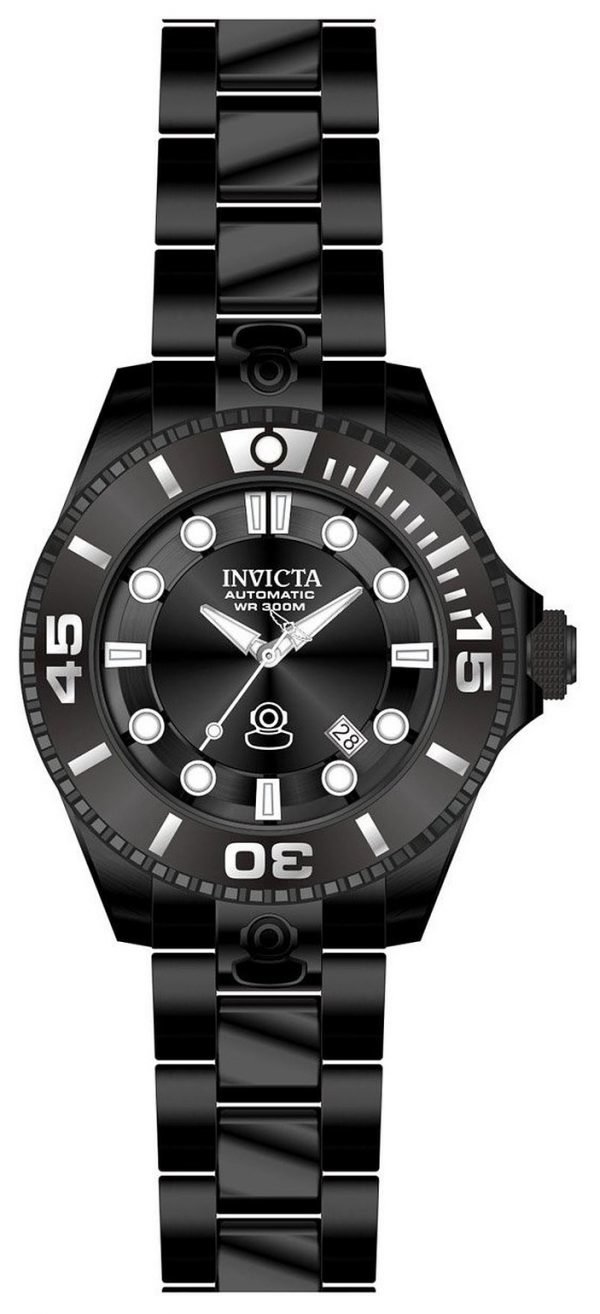 Invicta Pro Diver 19811 Kello Musta / Teräs