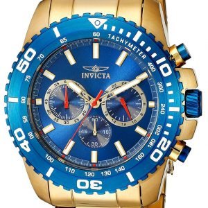 Invicta Pro Diver 19845 Kello Sininen / Kullansävytetty Teräs