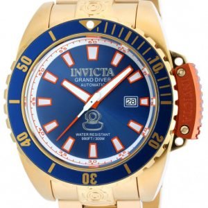 Invicta Pro Diver 19868 Kello Sininen / Kullansävytetty Teräs