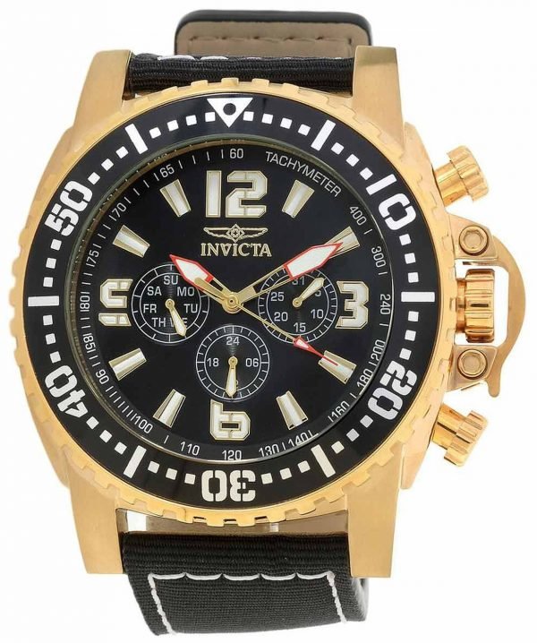 Invicta Pro Diver 20078 Kello Musta / Nahka