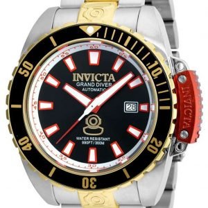 Invicta Pro Diver 21380 Kello Musta / Kullansävytetty Teräs