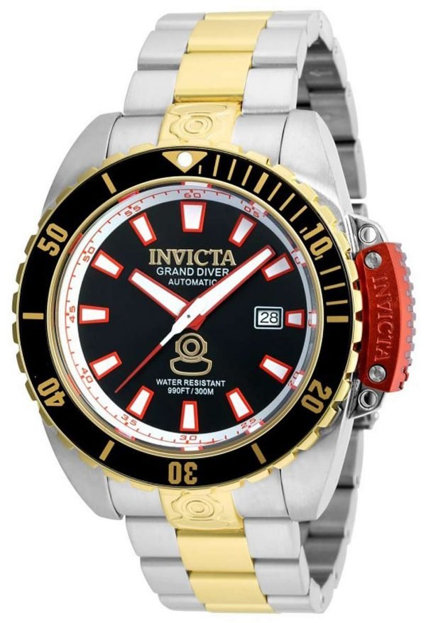 Invicta Pro Diver 21380 Kello Musta / Kullansävytetty Teräs