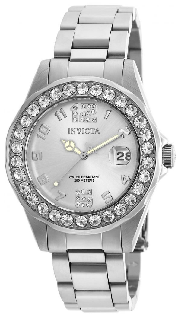 Invicta Pro Diver 21396 Kello Hopea / Teräs