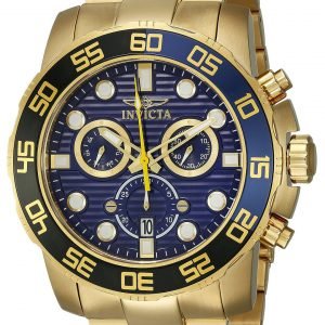 Invicta Pro Diver 21555 Kello Sininen / Kullansävytetty Teräs