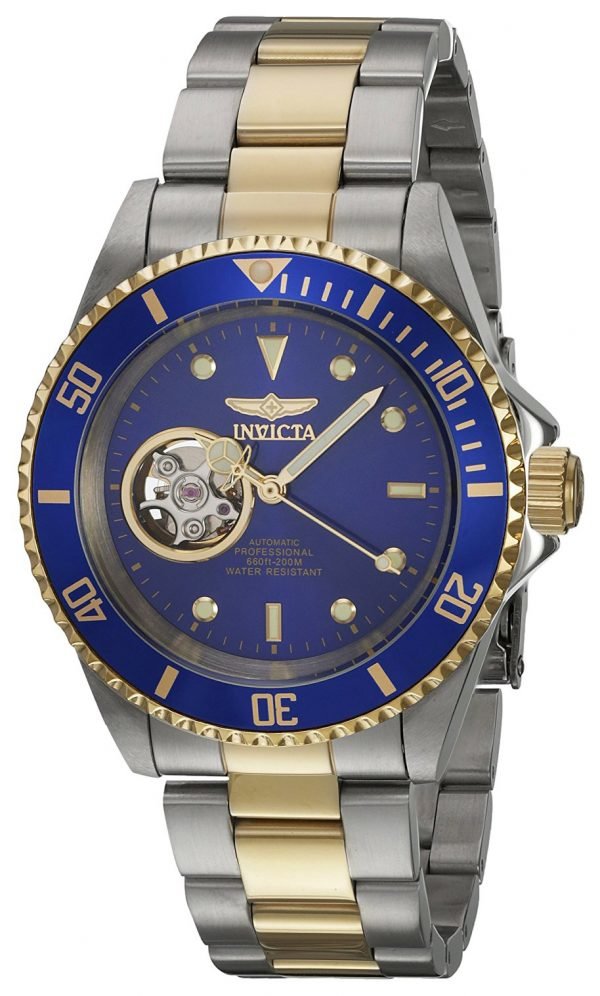 Invicta Pro Diver 21719 Kello Sininen / Kullansävytetty Teräs