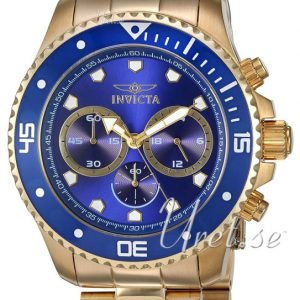 Invicta Pro Diver 21789 Kello Sininen / Kullansävytetty Teräs