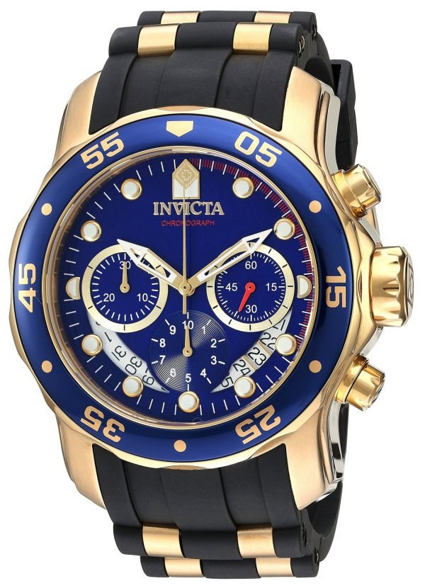 Invicta Pro Diver 21929 Kello Sininen / Kullansävytetty Teräs