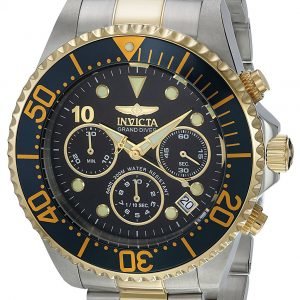 Invicta Pro Diver 22037 Kello Musta / Kullansävytetty Teräs