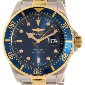 Invicta Pro Diver 22058 Kello Sininen / Kullansävytetty Teräs