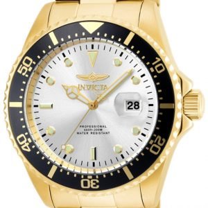 Invicta Pro Diver 22064 Kello Hopea / Kullansävytetty Teräs