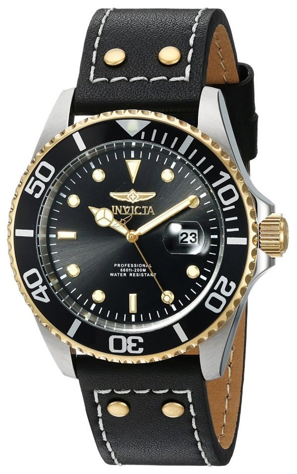 Invicta Pro Diver 22074 Kello Musta / Nahka