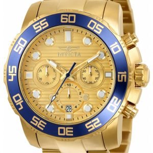 Invicta Pro Diver 22227 Kello Kullattu / Kullansävytetty