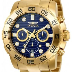 Invicta Pro Diver 22228 Kello Sininen / Kullansävytetty Teräs