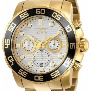 Invicta Pro Diver 22229 Kello Hopea / Kullansävytetty Teräs