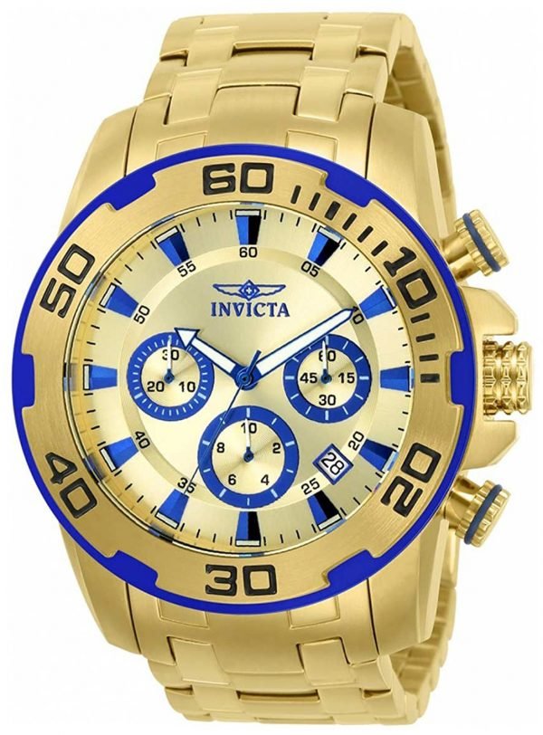 Invicta Pro Diver 22320 Kello Kullattu / Kullansävytetty