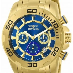 Invicta Pro Diver 22321 Kello Sininen / Kullansävytetty Teräs