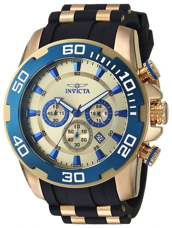 Invicta Pro Diver 22343 Kello Kullattu / Kullansävytetty