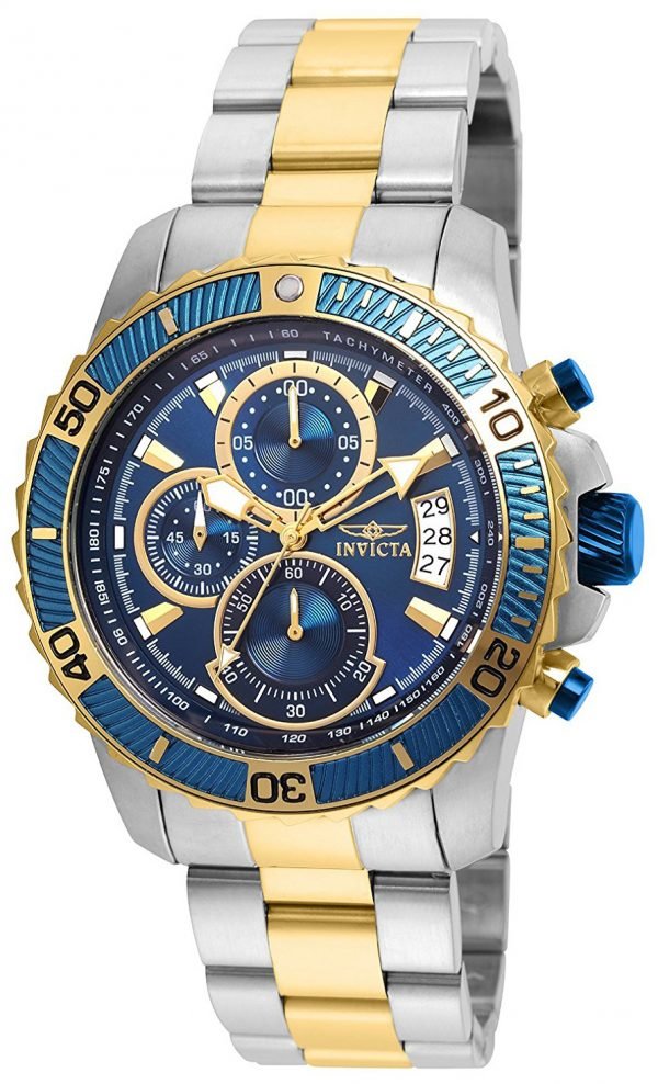 Invicta Pro Diver 22415 Kello Sininen / Kullansävytetty Teräs