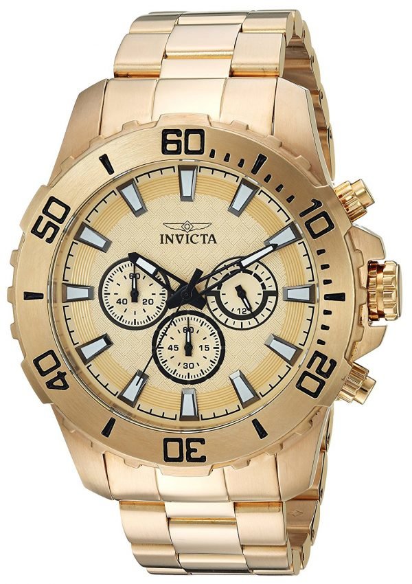 Invicta Pro Diver 22547 Kello Kullattu / Kullansävytetty