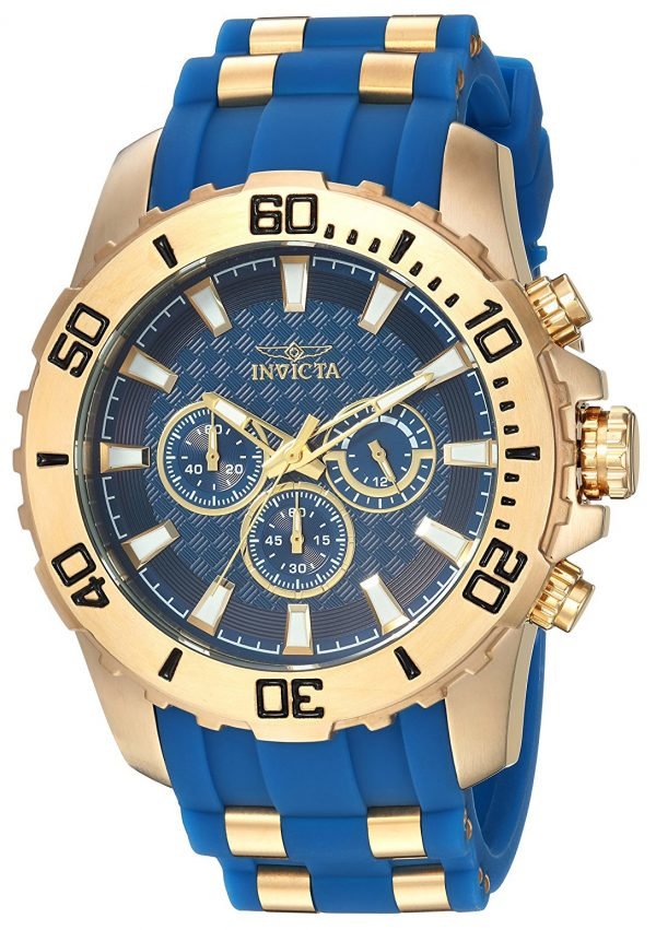 Invicta Pro Diver 22556 Kello Sininen / Kullansävytetty Teräs