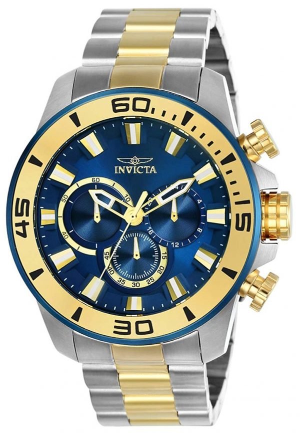 Invicta Pro Diver 22591 Kello Sininen / Kullansävytetty Teräs