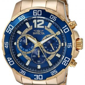 Invicta Pro Diver 22714 Kello Sininen / Kullansävytetty Teräs