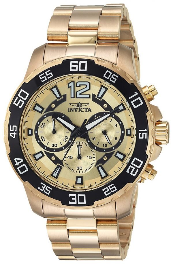 Invicta Pro Diver 22715 Kello Kullattu / Kullansävytetty