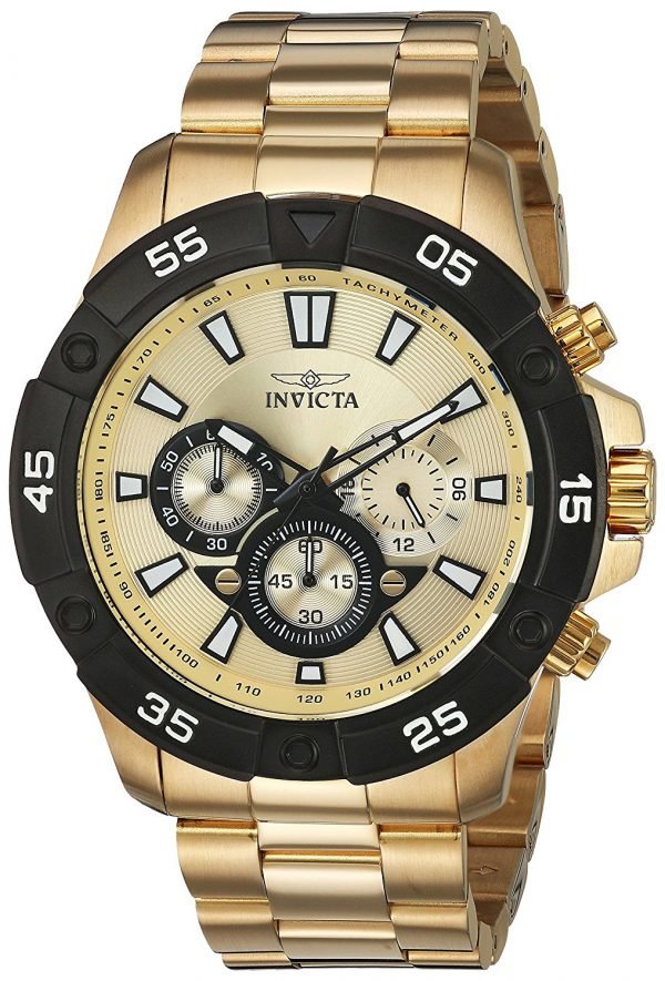 Invicta Pro Diver 22789 Kello Kullattu / Kullansävytetty