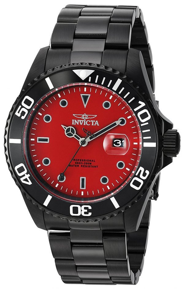 Invicta Pro Diver 23007 Kello Punainen / Teräs